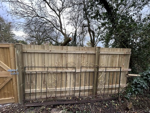 Wrought iron driveway - driveway, gates