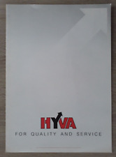 Hyva Tipper Truck Equipment Brochure c.1990