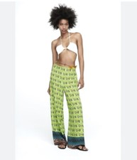New Zara Women L wide leg