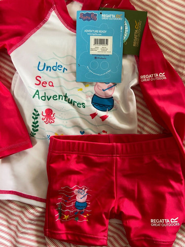 Peppa pig age 12m swimsuit - 6-12m,