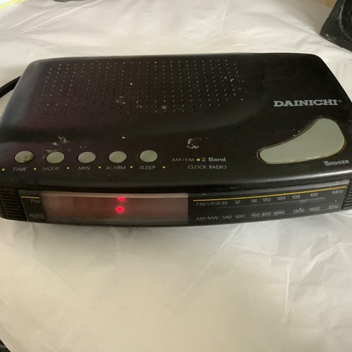 Vintage radio alarm clock - vintage,