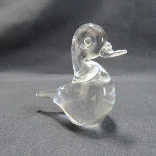 Wedgwood art glass duck - wedgwood,