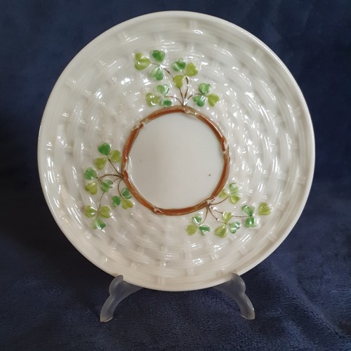 Belleek shamrock weave - shamrock, pattern