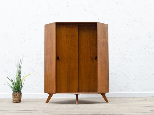 Mid century walnut corner - mid,