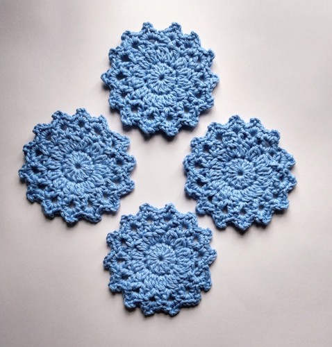 Crochet coasters handmade - crochet,
