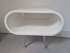 MADE.COM HOPPER STORAGE SIDE TABLE WHITE