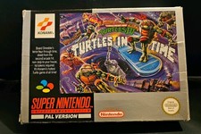 TMNT IV: Turtles in Time Super Nintendo SNES Original UK Pal full price release