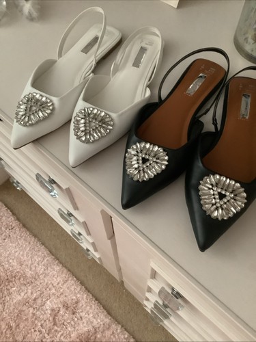Primark flat shoes white - primark,