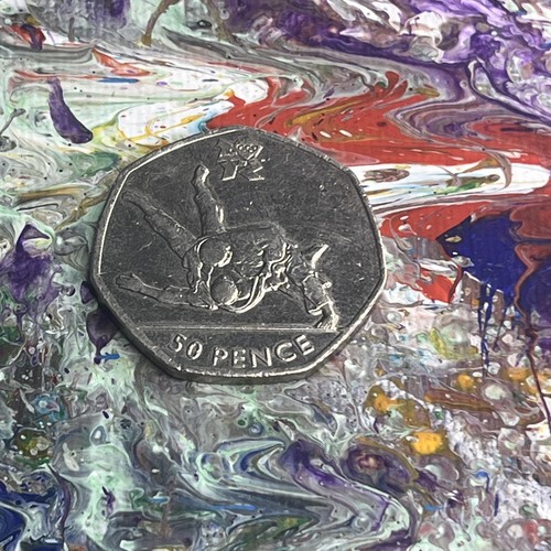 2011 judo 50p - fifty, pence