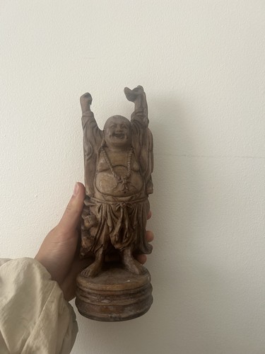 Vintage hand carved wooden - hand,