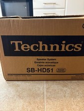 ? Technics SB-HD51 Speaker System – Brand New in Box – Wood Grain Finish – Rare