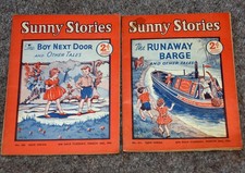 Vintage Sunny Stories x 2 nos 609 and 611 dated  1954