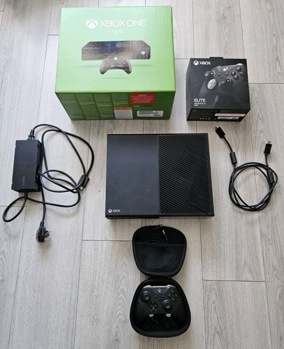 Original black xbox - original, one