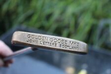 John Letters Golden Goose Mk3 brass putter  vintage golf club