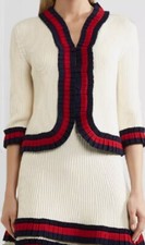 GUCCI Cream Blue Red Ribbon