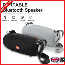 40W Portable Wireless Bluetooth Speaker Dual Stereo Bass Loud USB AUX Cable FM