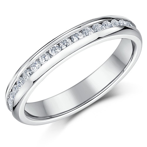4mm ladies titanium - titanium, eternity