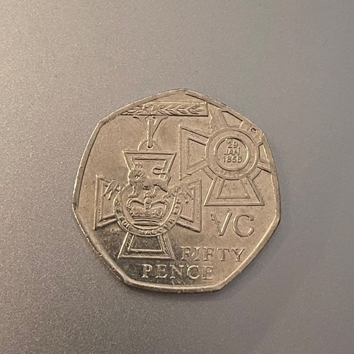 50p coin victoria - 50p,