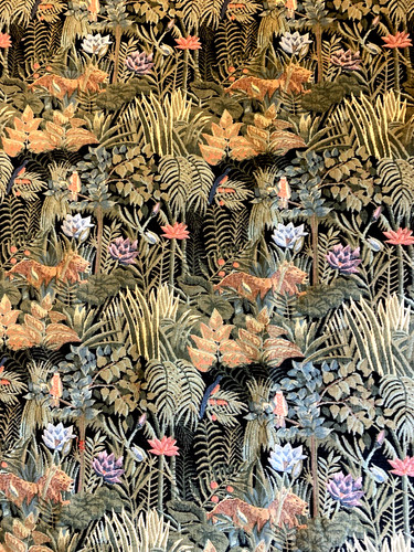 Vintage woven tapestry - woven,