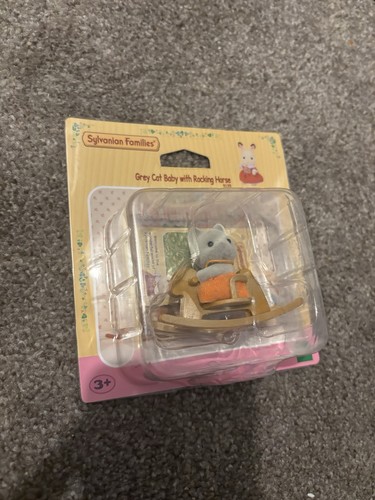 Sylvanian families grey cat - sylvanian,