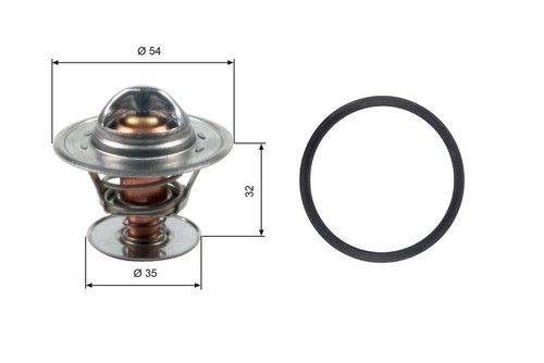 Gates thermostat coolant fits - thermostat,coolant,