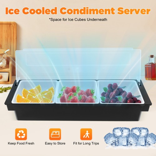Tray food condiment - 3,