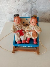 Vintage Twin Sibling dolls