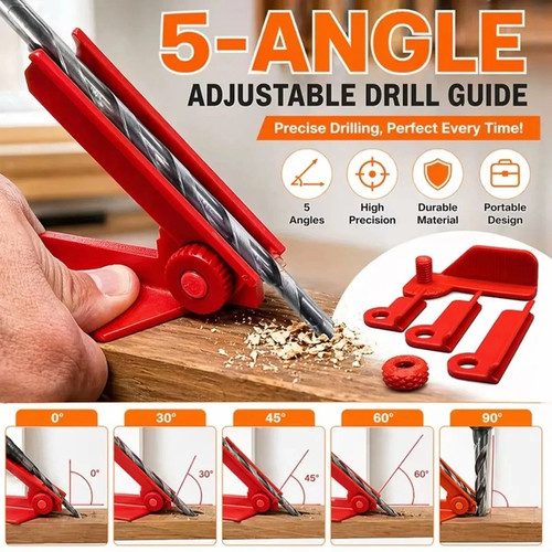 Set angle adjustable - 5-angle, drill