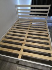 IKEA Double Bed Frame White
