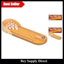 Elegant Brown Wooden Bowling