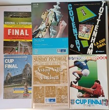 6x FA Cup Final Programmes