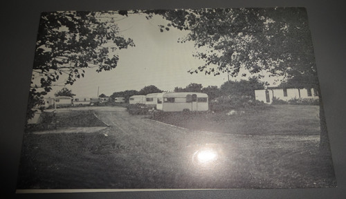 Crossways caravan site - caravan, little