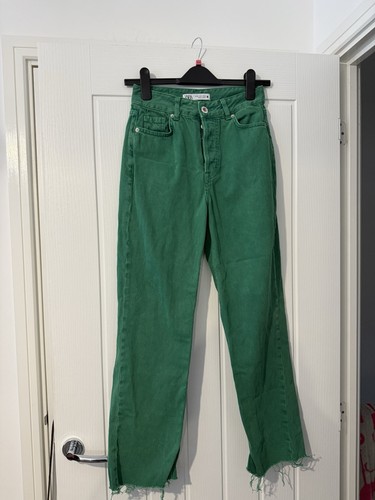 Zara green jeans size eur - size,