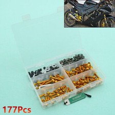 Gold Fairing Bolts Screws Kits