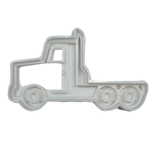 Semi truck tractor detailed - truck,