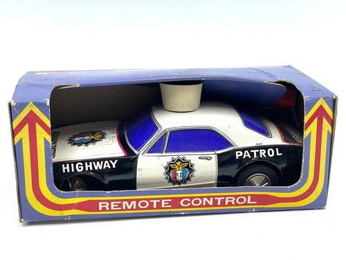 Taiyo japan tin toy police - police, car