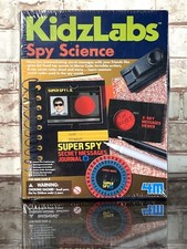 New Sealed SUPER SPY SCIENCE KIT Code-Breaking Educational Fun KIDZ LABS