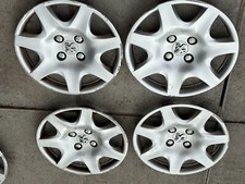 PEUGEOT 308 15" WHEEL TRIM X 4 HUB CAP GENUINE 207 9661956180