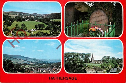 Picture postcard hathersage - picture, postcard,