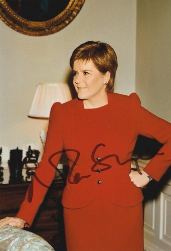 Nicola sturgeon hand - nicola, signed