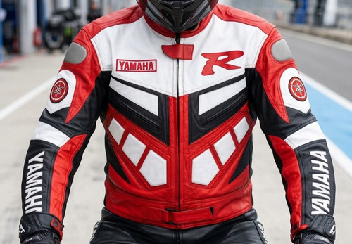 Yamaha red new - yamaha, leather