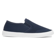 Mens Canvas Blue Adults Slip
