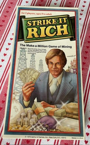 Strike rich board game - strike, 1976