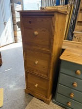 Solid pine tallboy