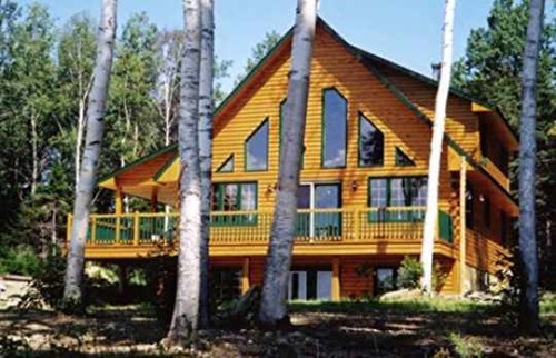 Log home plans the river - the, bend