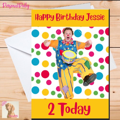 Personalised tumble card - mr,