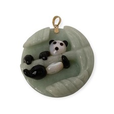 Bamboo Carved Jade Onyx Mother