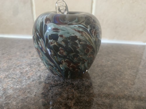 Art glass paperweight shape - art,