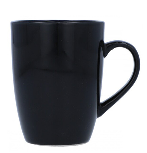 Black ceramic cup set - black,