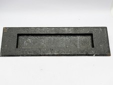 ANTIQUE CAST IRON LETTER BOX